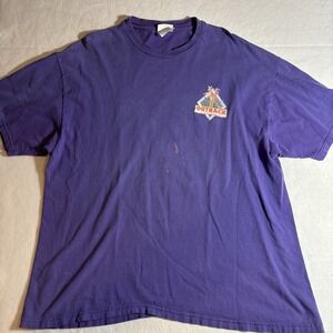 Vintage Kangaroo Shirt XL Outback Steakhouse Purple‎ Distressed